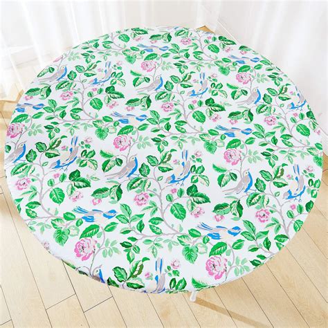 round plastic table covers with elastic